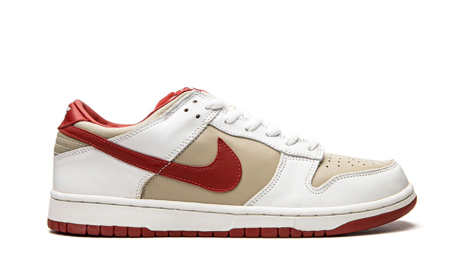 DUNK LO PRO MNS WMNS "Light Stone Varsity Red" 302517 161