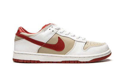 DUNK LO PRO MNS WMNS "Light Stone Varsity Red" 302517 161