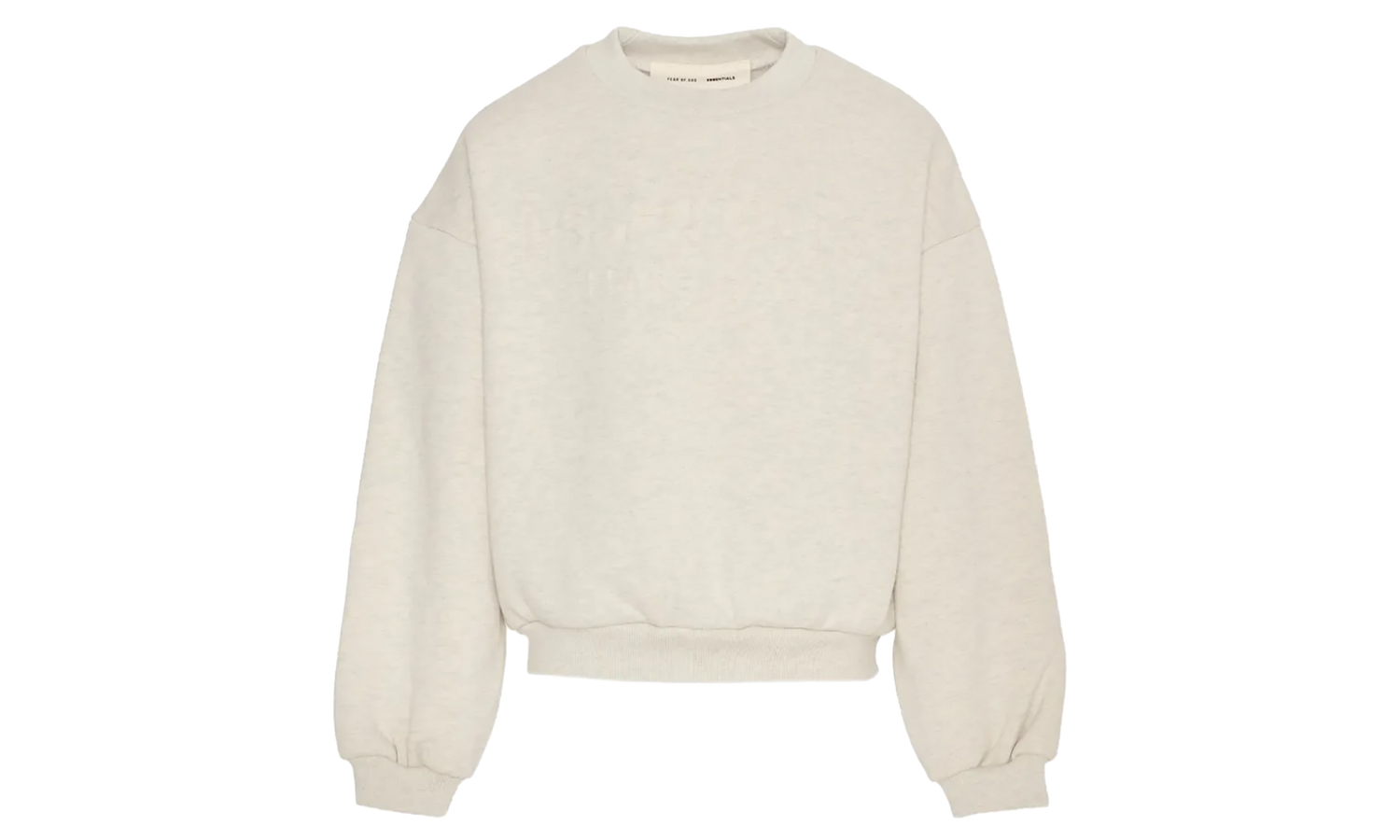 Essentials Embossed Classic Crewneck Sweatshirt GS "Oatmeal Heather" 785HO252541K