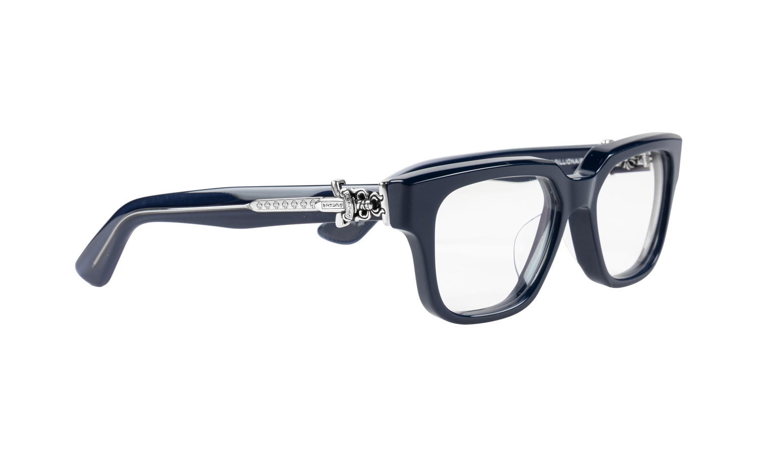Vagillionaire II Sunglasses "Peacock Navy - Silver" CHRM0995