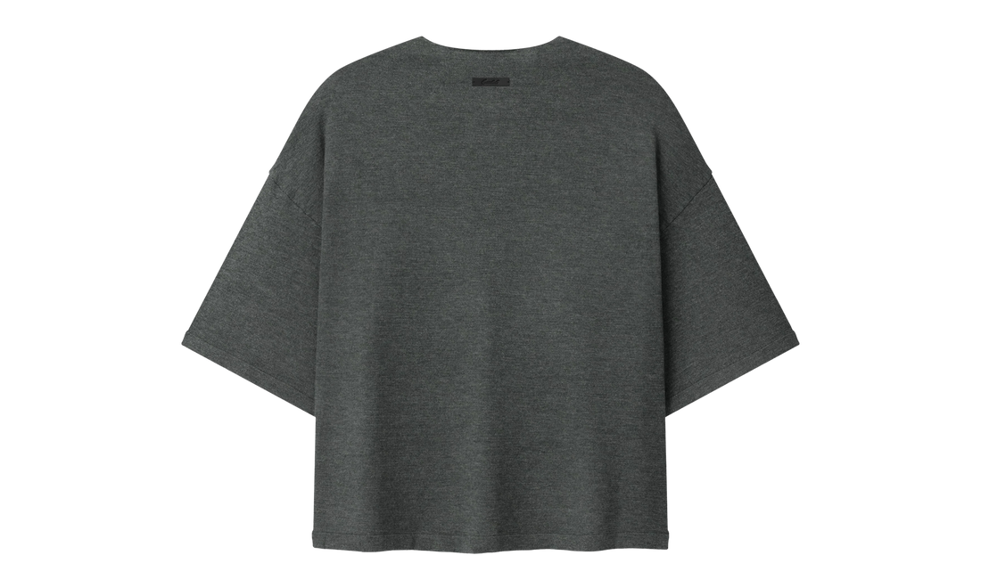 Essentials Soft Knit Short Sleeve Henley "Iron Grey" RW00314 0032