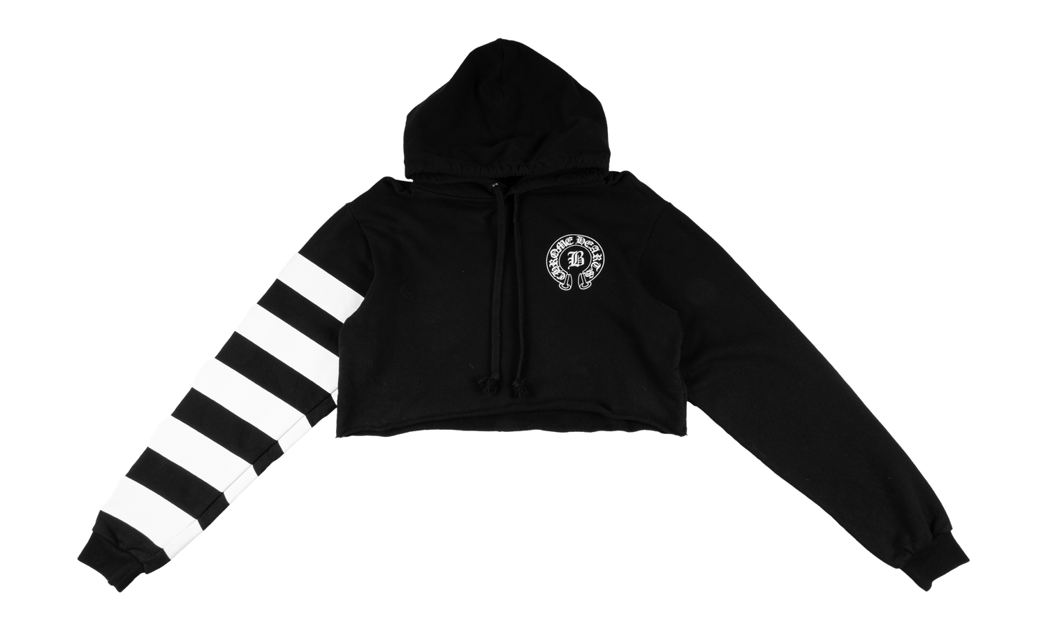 BELLA HADID CROPPED HOODIE WMNS "BLACK" CHRM1288