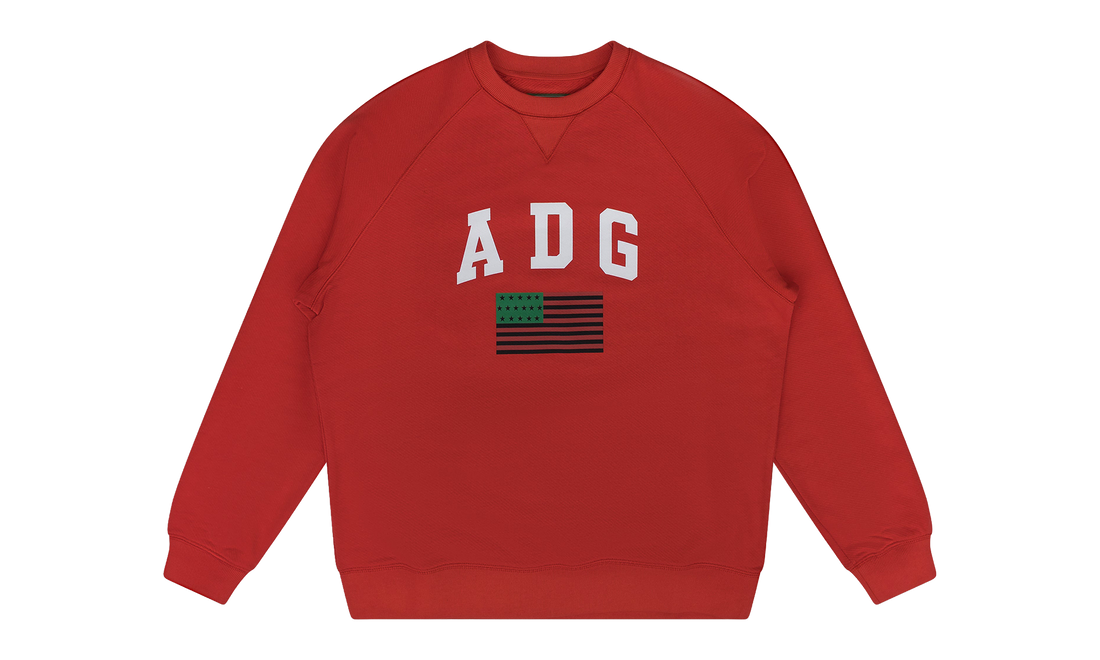 1619 Crewneck Sweater "Red" DT691