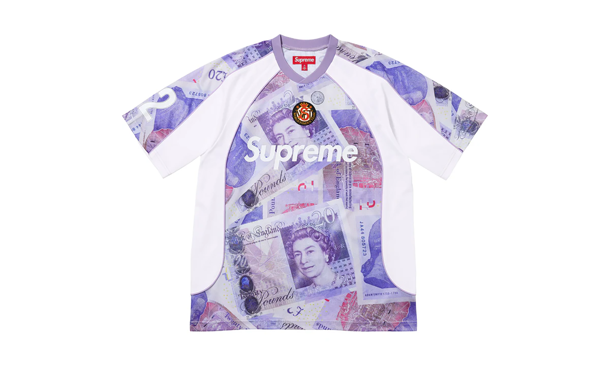 Pounds Soccer Jersey "FW25 - White" SU26688