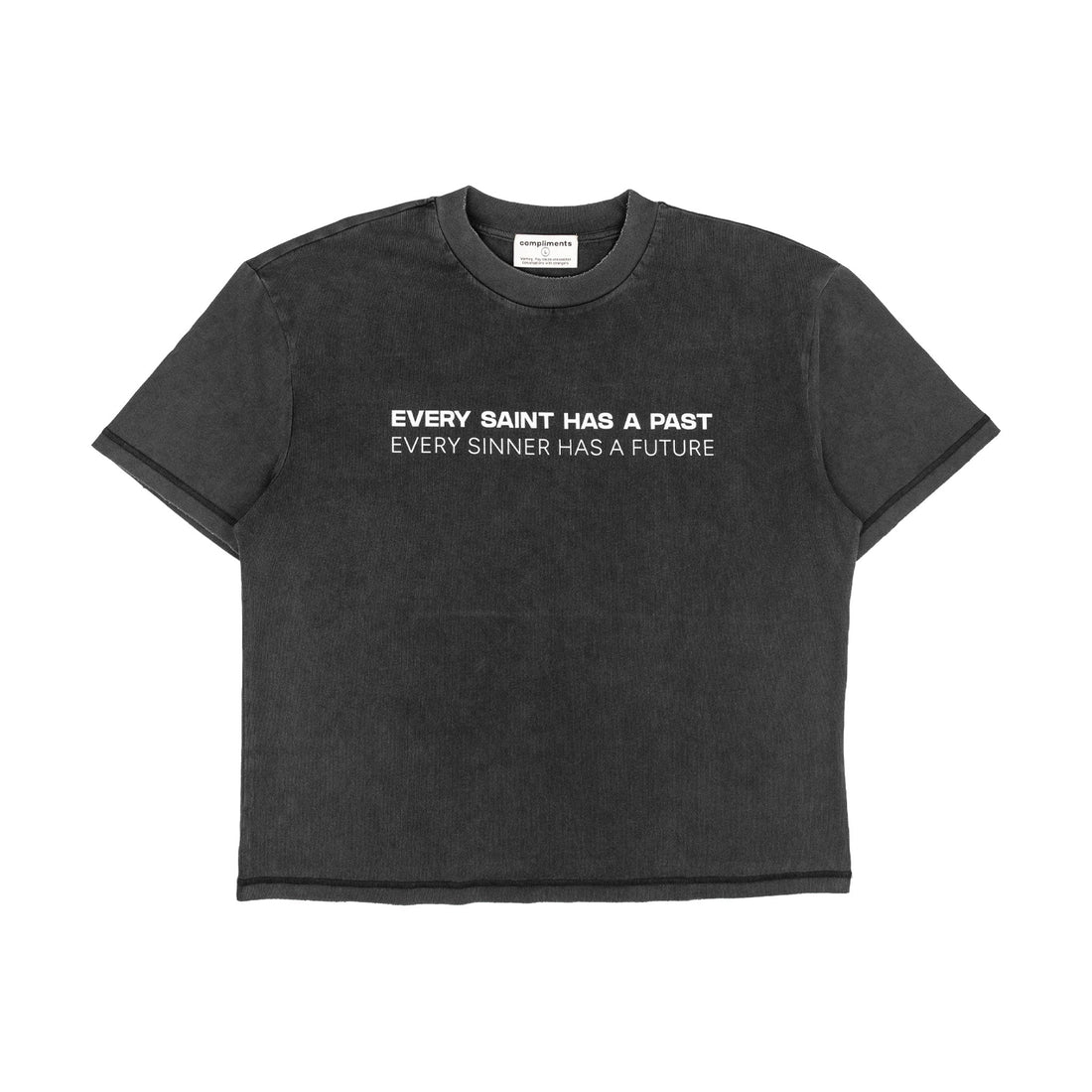Compliments Sinner &amp; Saint Black Vintage Shirt