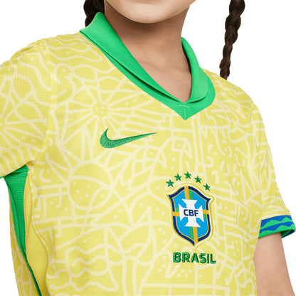 Nike Brazil Kids Home Stadium 2024/25 Jersey