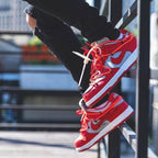 OFF-WHITE x Dunk Low ‘University Red’