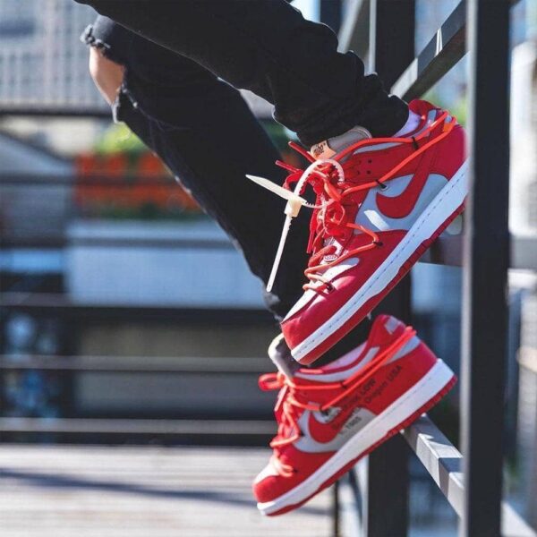 OFF-WHITE x Dunk Low ‘University Red’