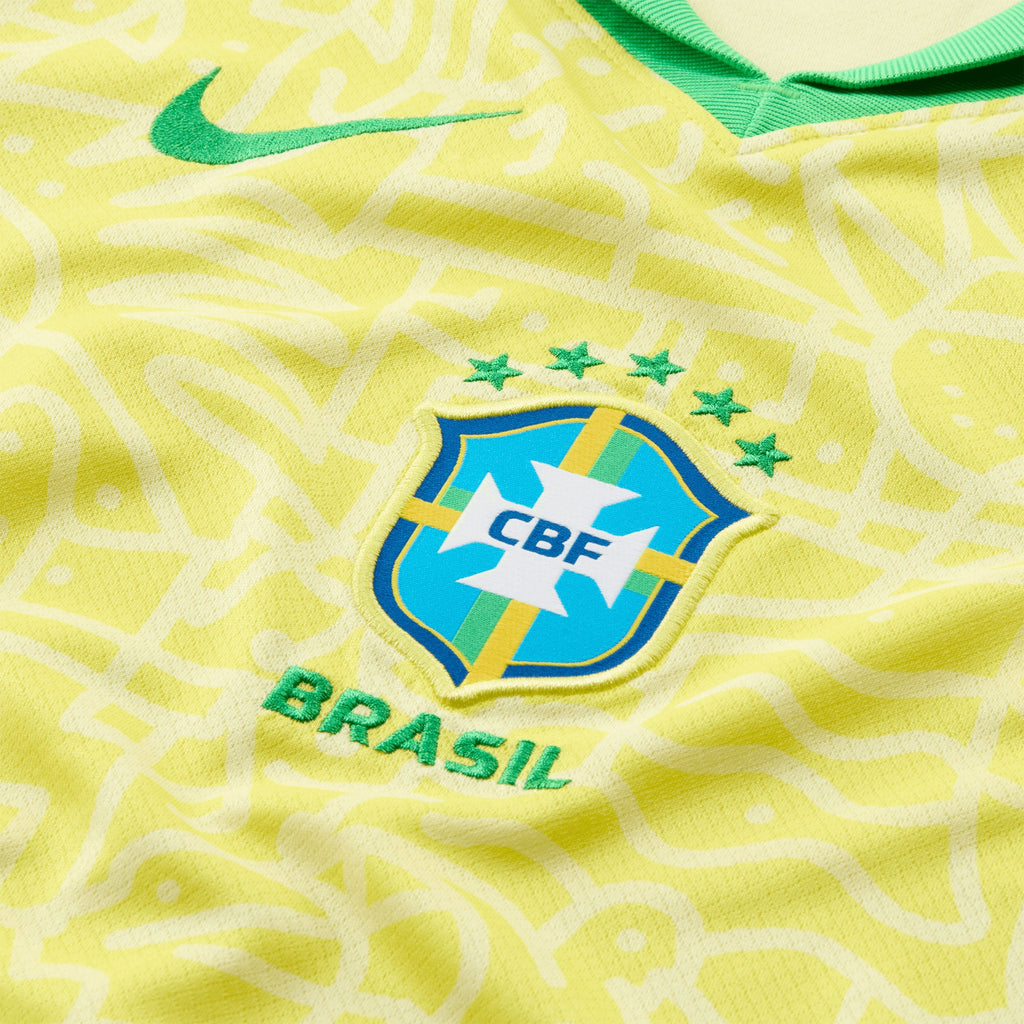 Nike Brazil Kids Home Stadium 2024/25 Jersey