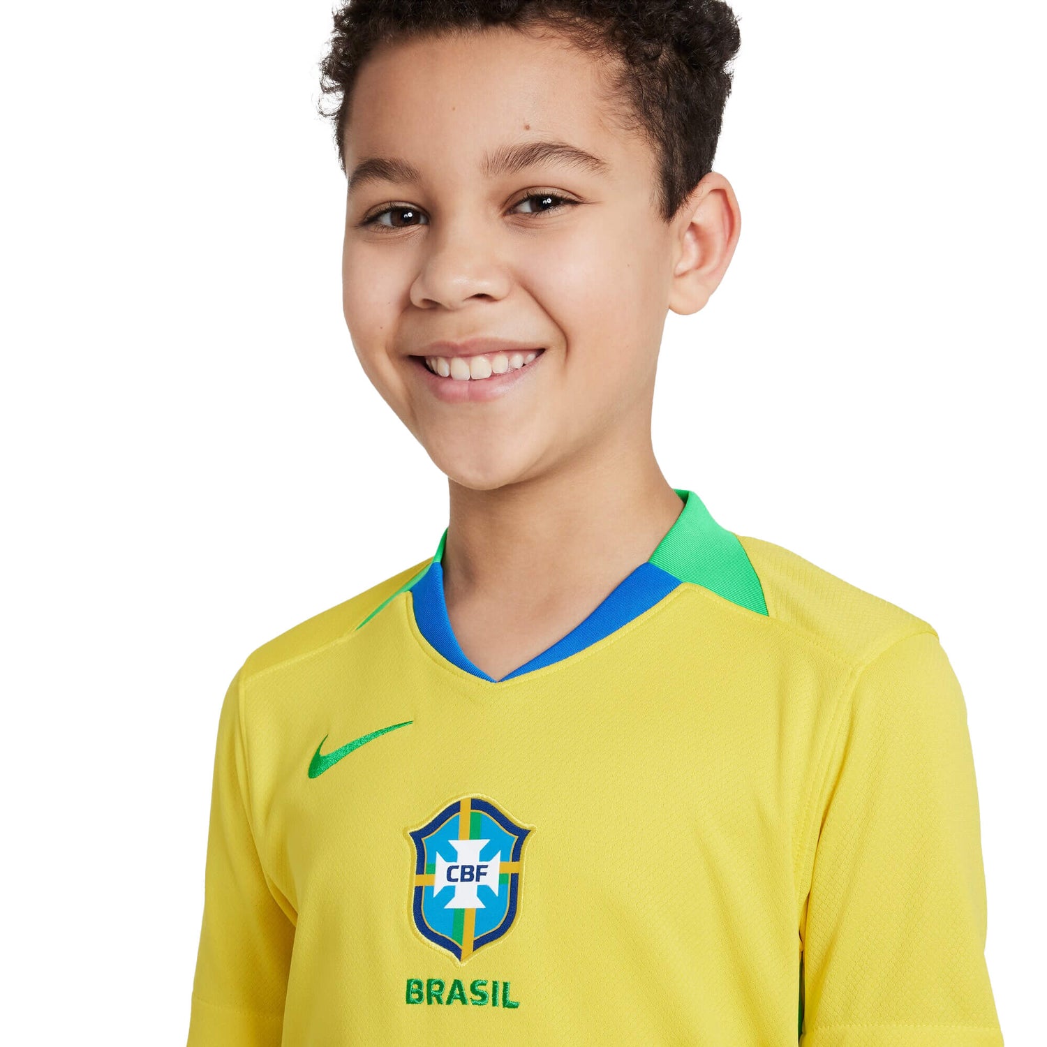 Nike Brazil Kids Home Stadium 2025/26 Jersey