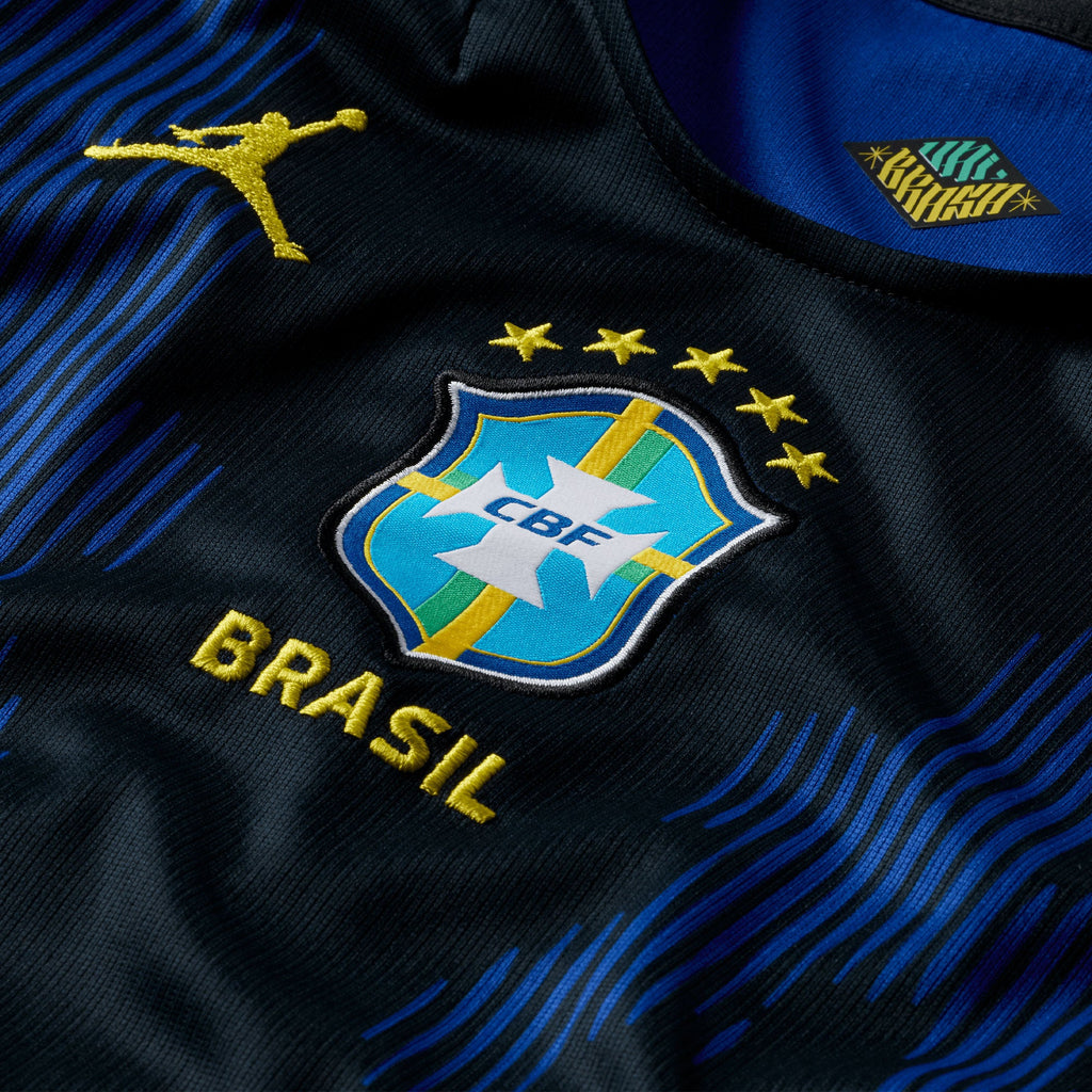 Jordan Brazil Kids Away Stadium 2026 Jersey
