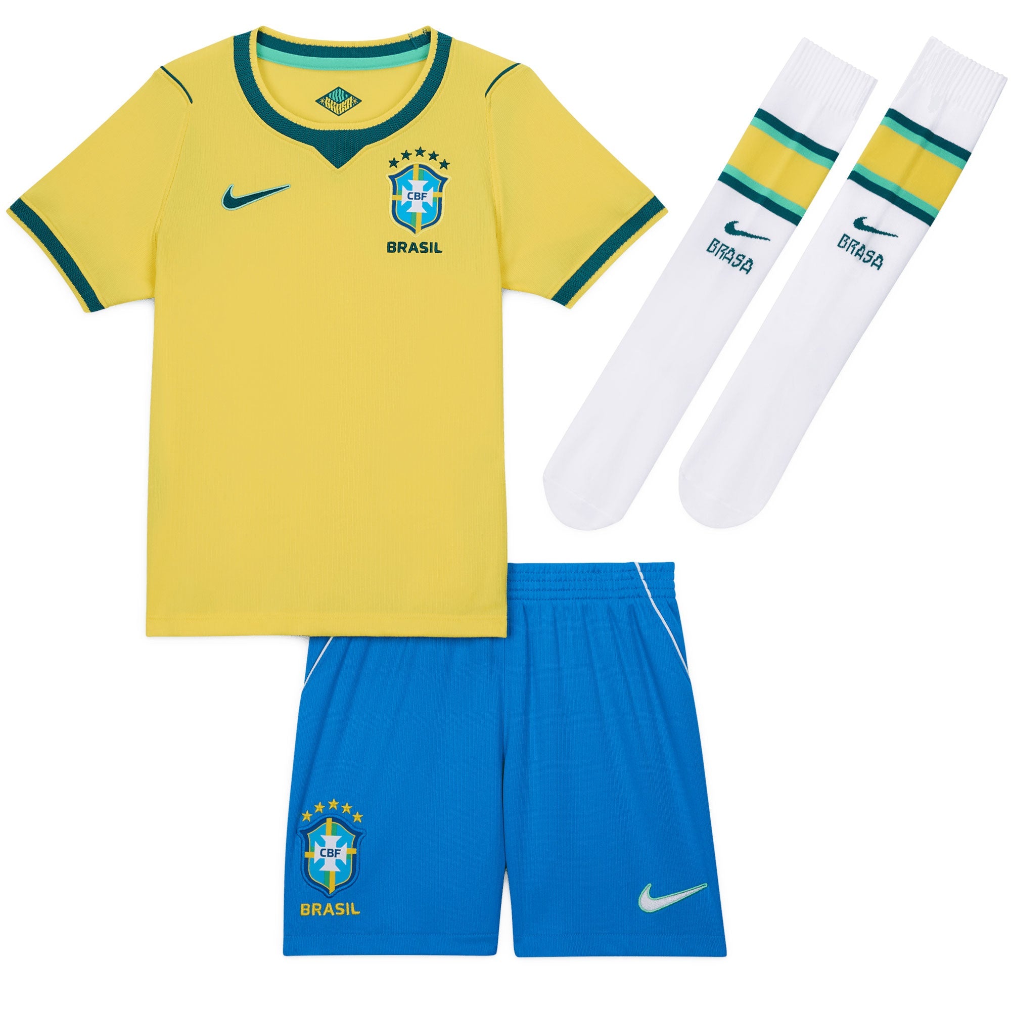 Nike Brazil Kids Home Mini Kit 2026