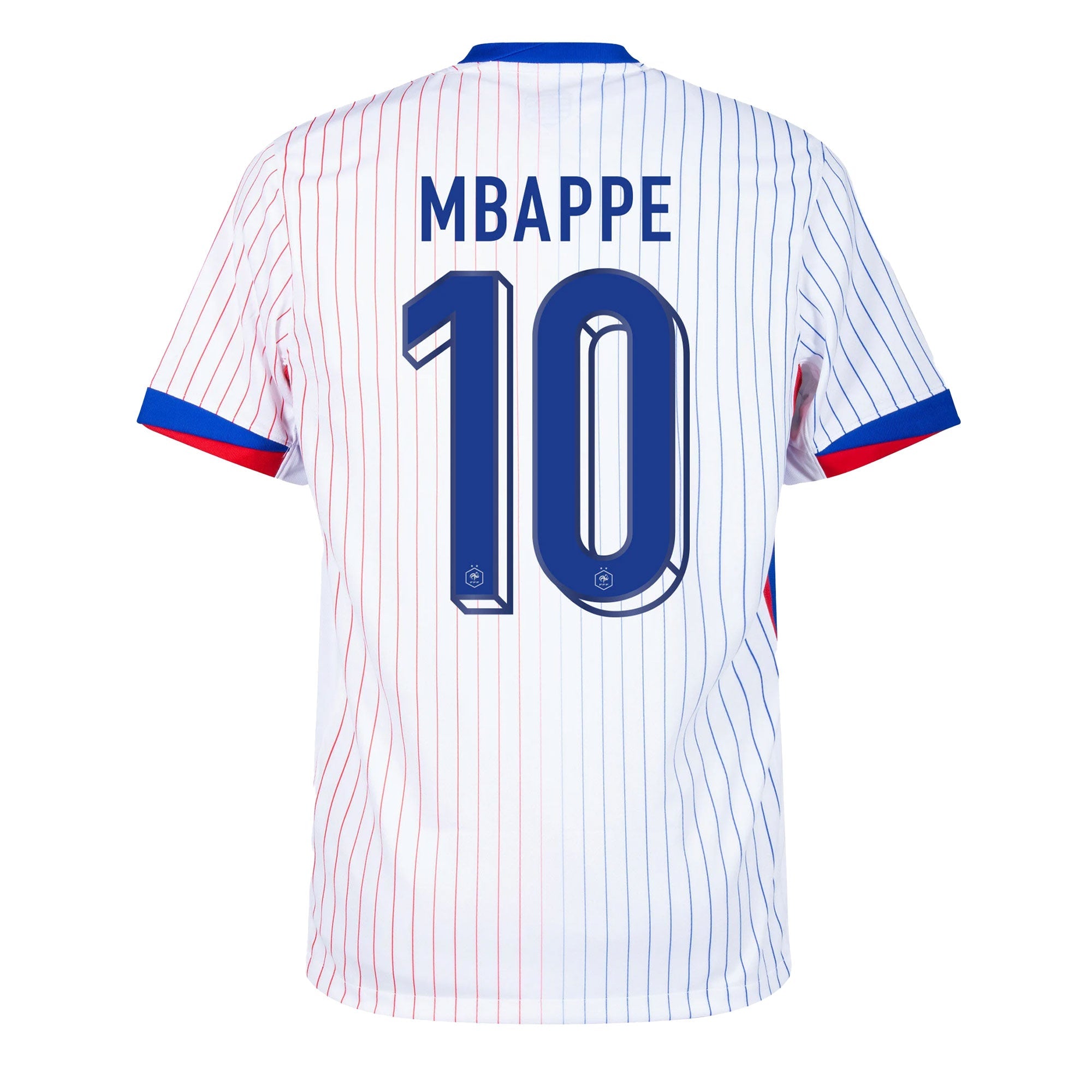 Nike France Kids Away Stadium 2024/25 Jersey w/ Mbappe #10