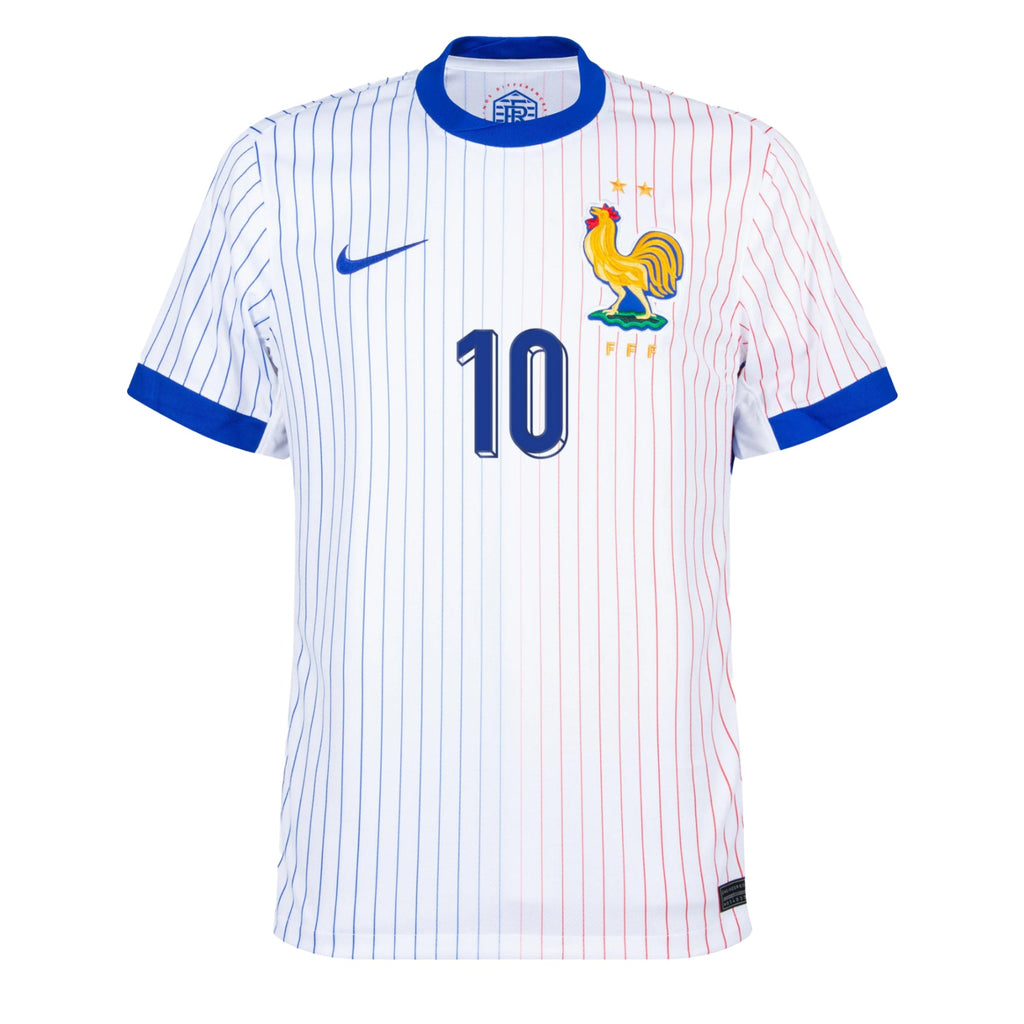 Nike France Men's Away Dri-FIT ADV 2024/25 Jersey w/ Mbappe # 10