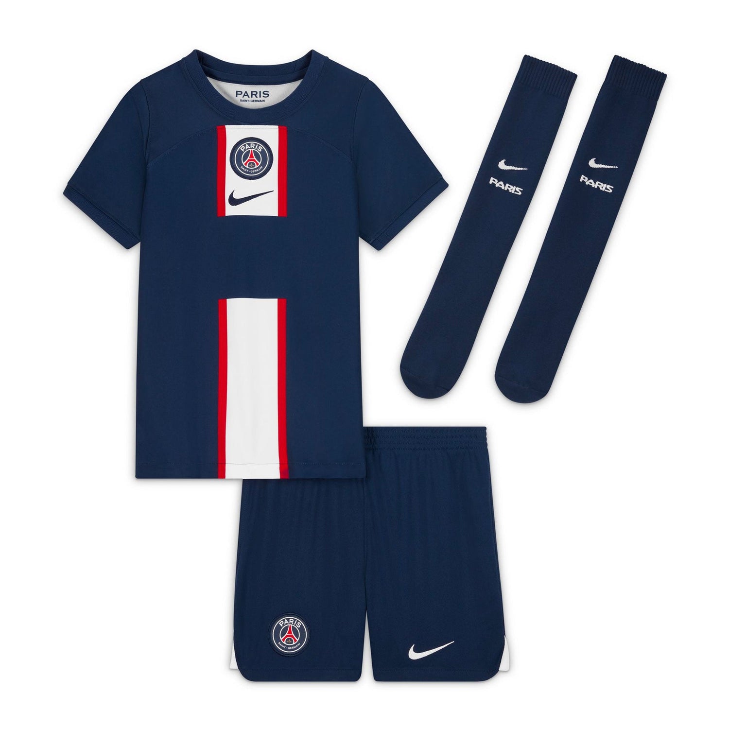 Nike PSG Kids Home 2022/23 Mini Kit