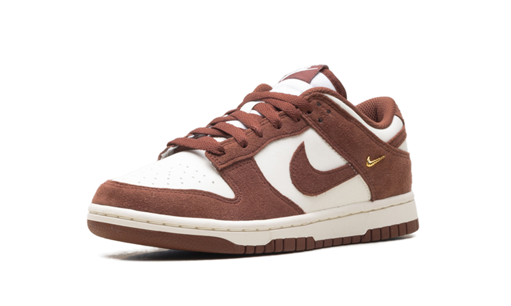 Dunk Low WMNS "Red Sepia Gold Mini Swoosh" IB4417 104