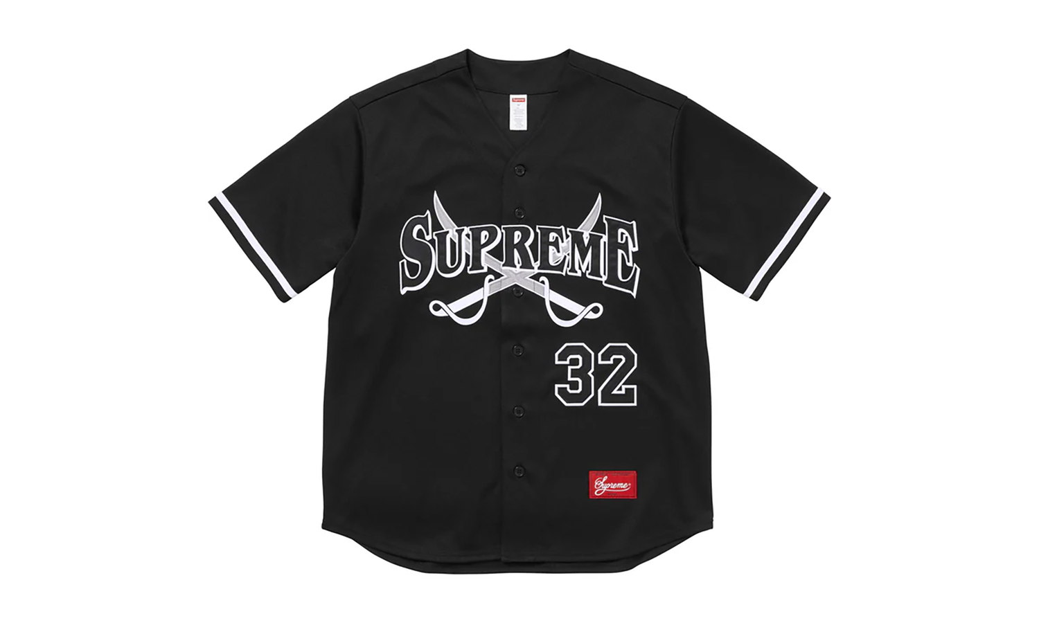 Swords Baseball Jersey "FW25 - Black" SU25802