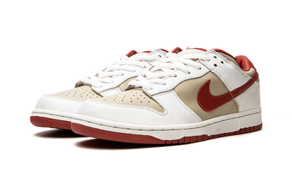 DUNK LO PRO MNS WMNS "Light Stone Varsity Red" 302517 161