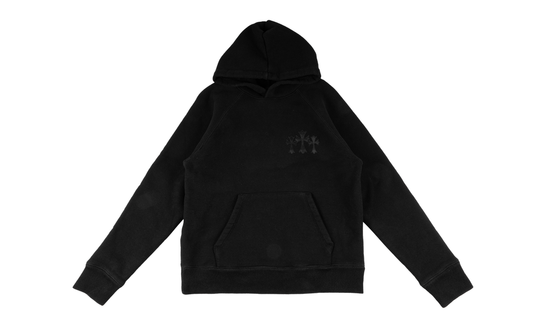 711 Cemetery Cross Nylon CH Hoodie "Black" CHRM1295