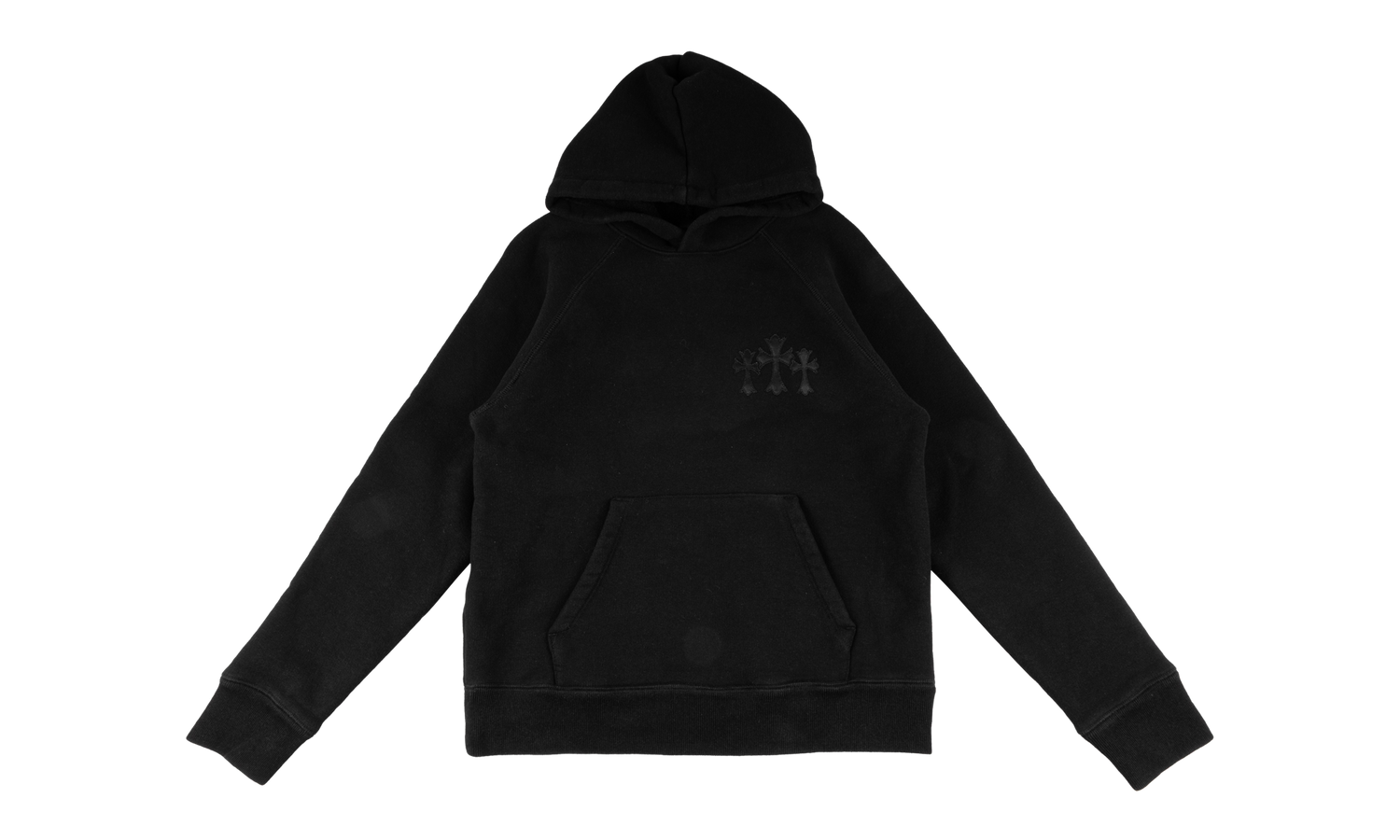 711 Cemetery Cross Nylon CH Hoodie "Black" CHRM1295