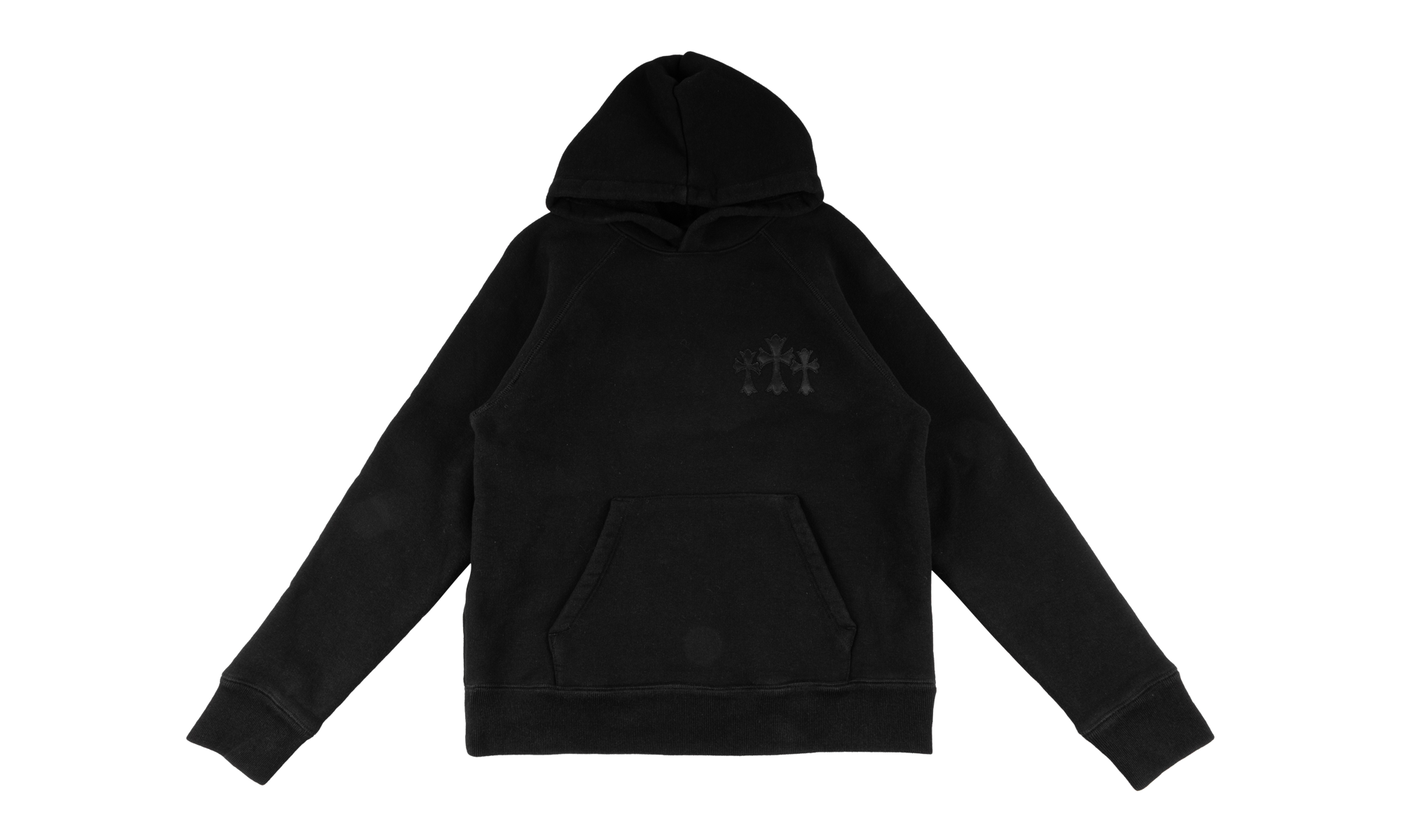 711 Cemetery Cross Nylon CH Hoodie "Black" CHRM1295