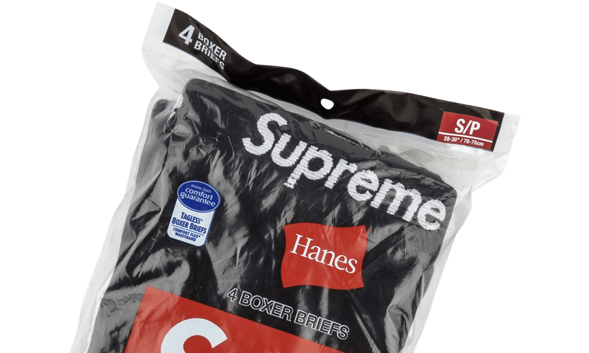 Hanes Tagless Boxer Briefs (4) "Black" SU0641