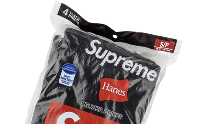 Hanes Tagless Boxer Briefs (4) "Black" SU0641