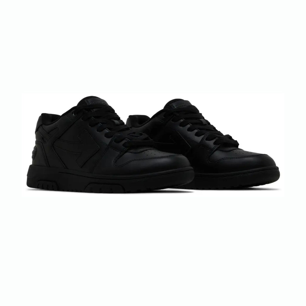 Off-White Out Of Office “For Walking” Low Tops Black White