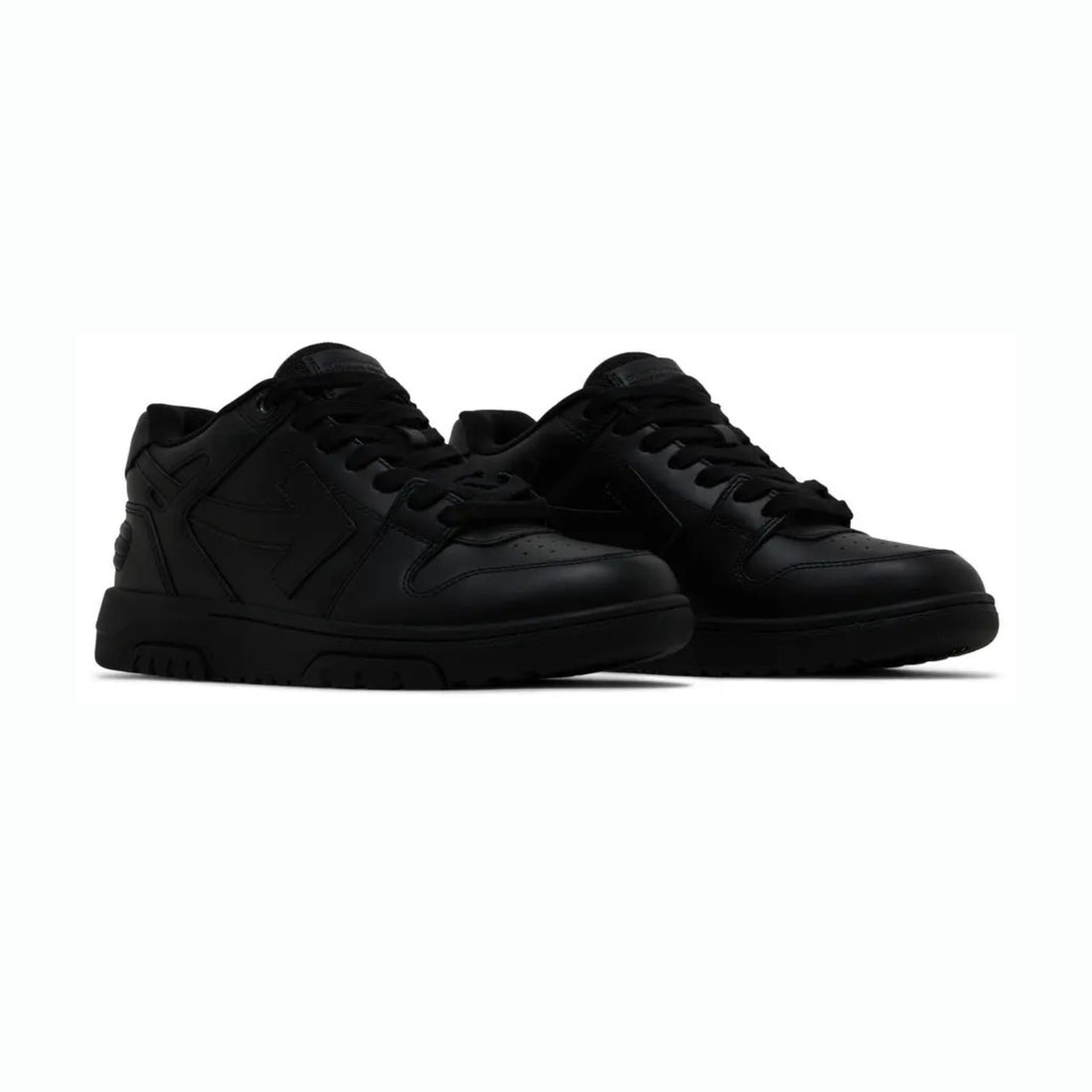 Off-White Out Of Office “For Walking” Low Tops Black White