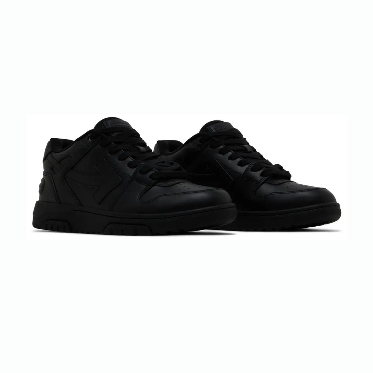 Off-White Out Of Office “For Walking” Low Tops Black White