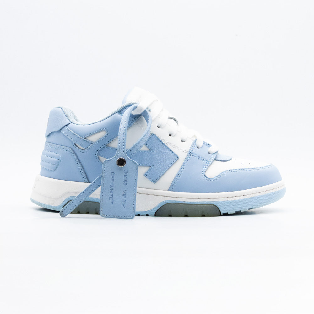 Off-White Out Of Office  Low Tops Leather White Light Blue Main image