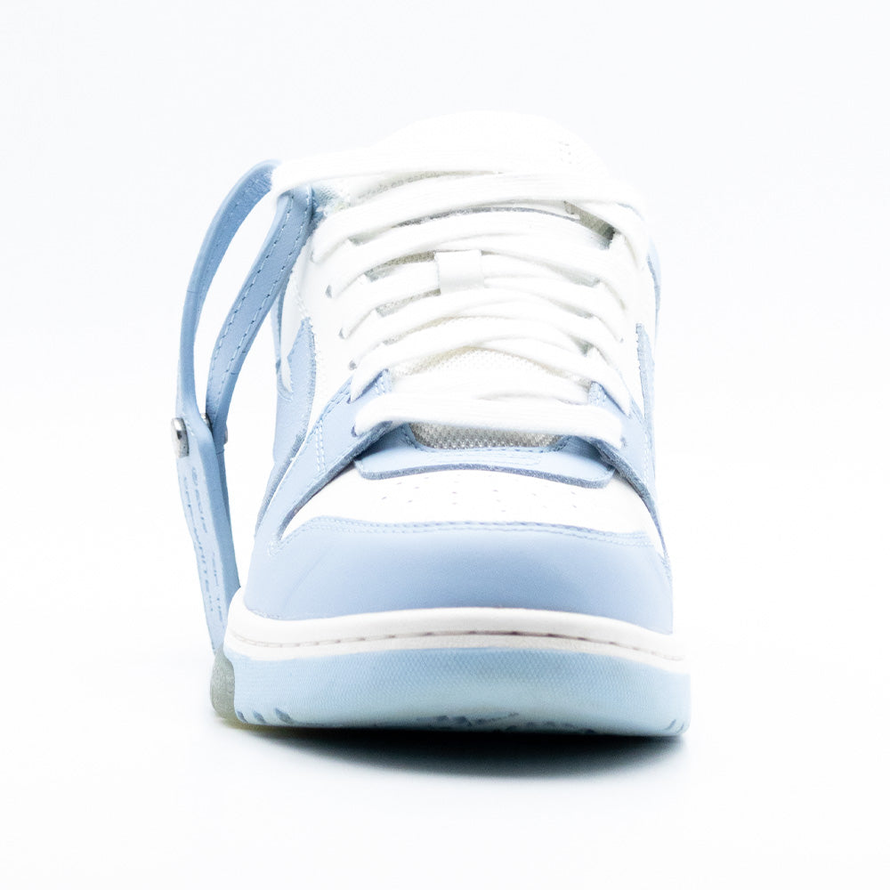 Off-White Out Of Office  Low Tops Leather White Light Blue