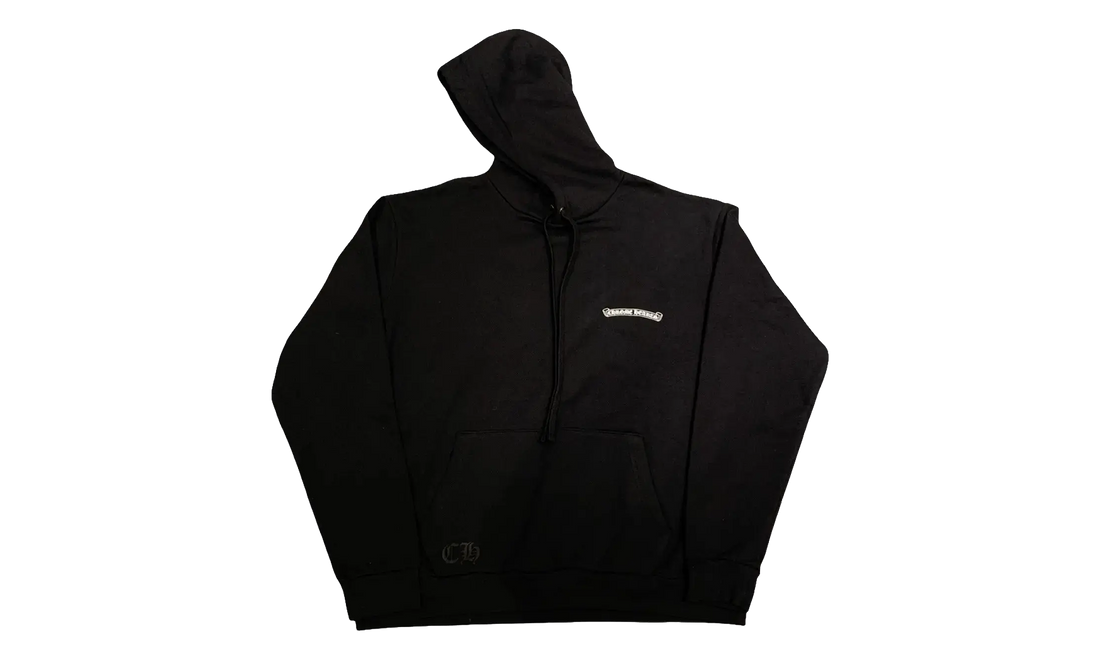 St. Barth Exclusive Cross Logo Pullover Hoodie "Black" CHRM1545