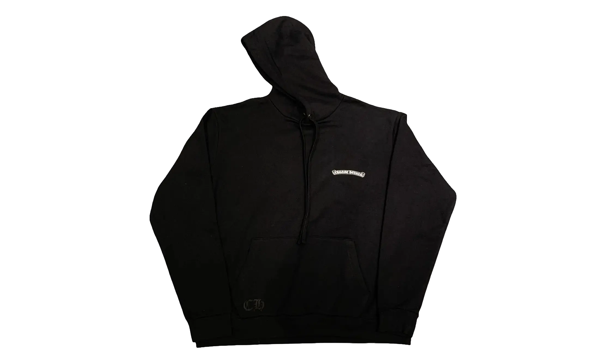 St. Barth Exclusive Cross Logo Pullover Hoodie "Black" CHRM1545