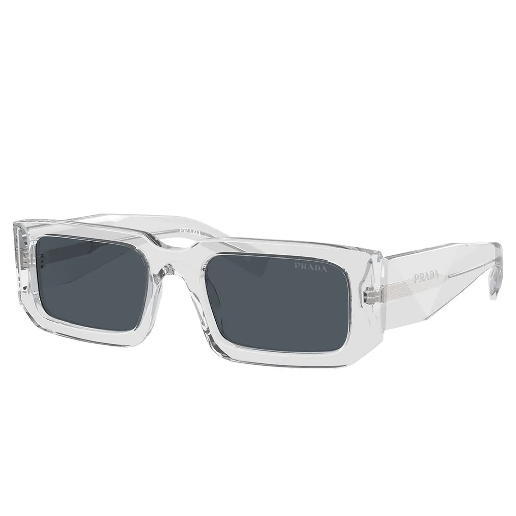Prada PR 06YS 12R09T Transparent Grey Sunglasses Secondary image