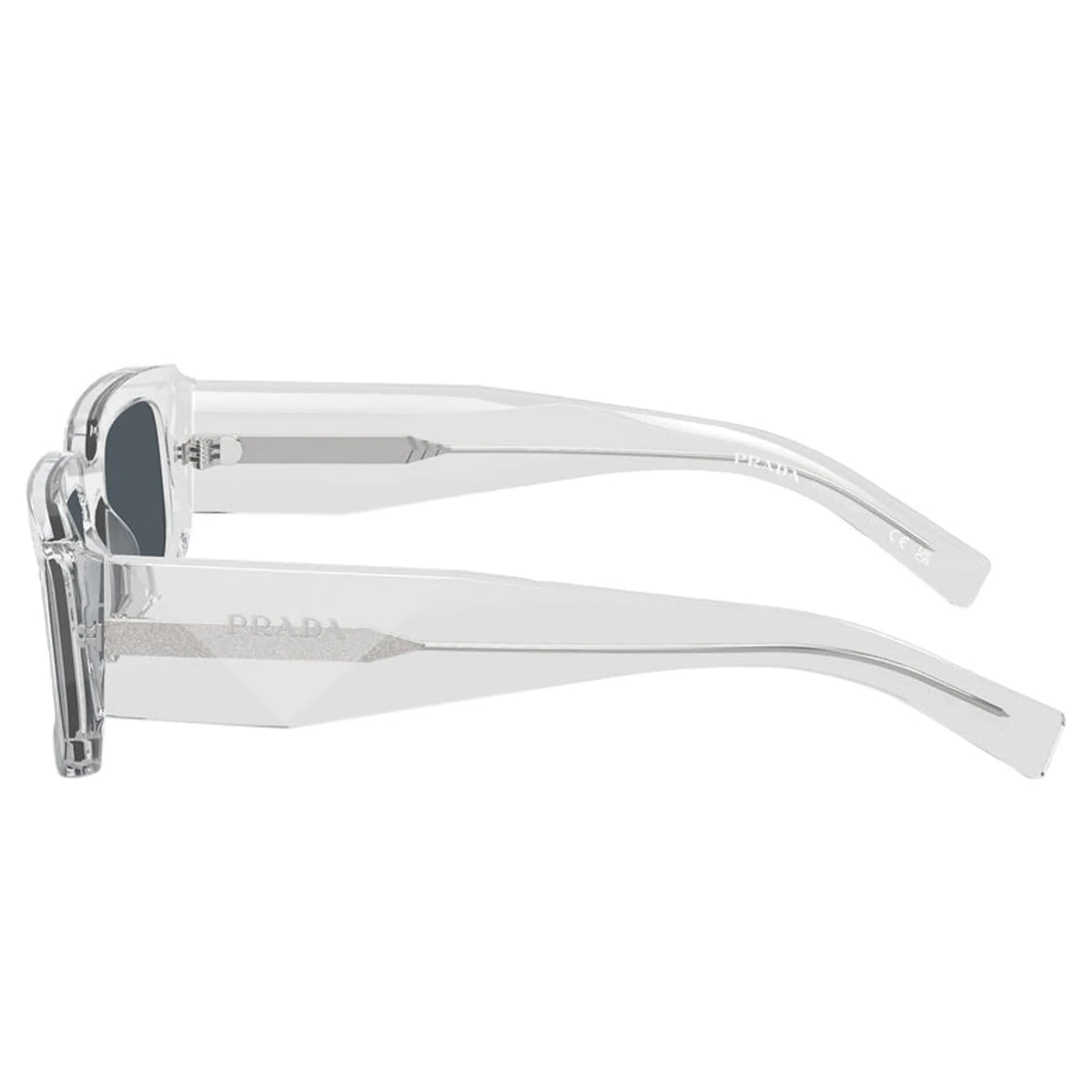 Prada PR 06YS 12R09T Transparent Grey Sunglasses