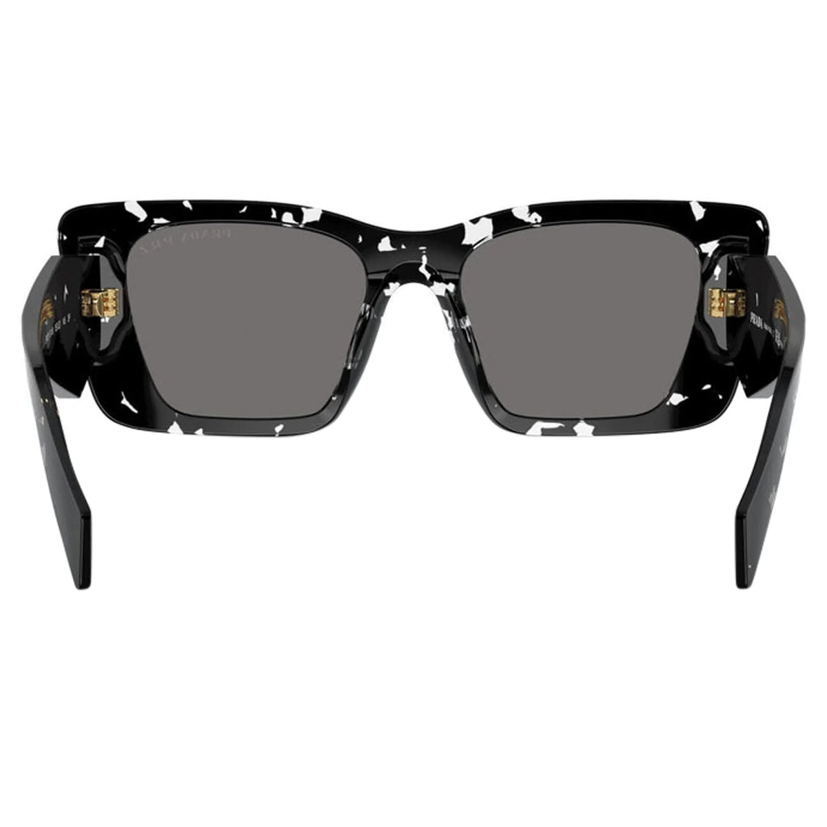Prada PR 08YS 15S5Z1 Black Crystal Tortoise Polarised Sunglasses