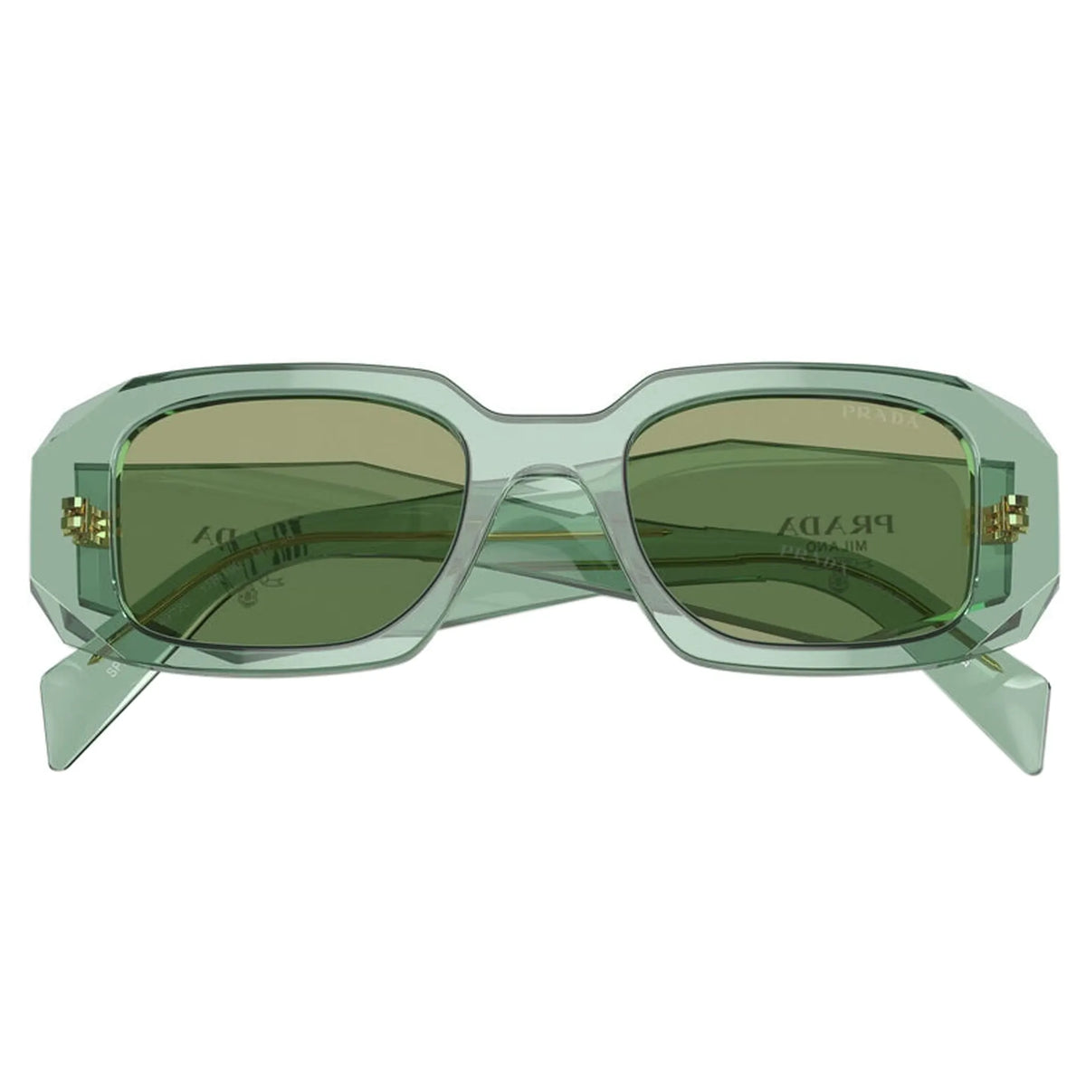 Prada PR 17WS 11R10E Transparent Sage Sunglasses