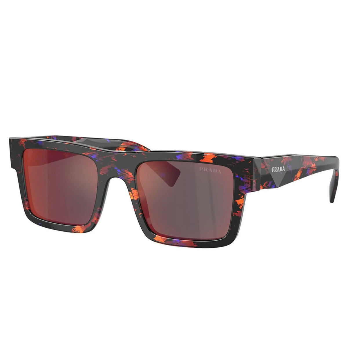 Prada PR 19WS 06V40E Abstract Orange Sunglasses