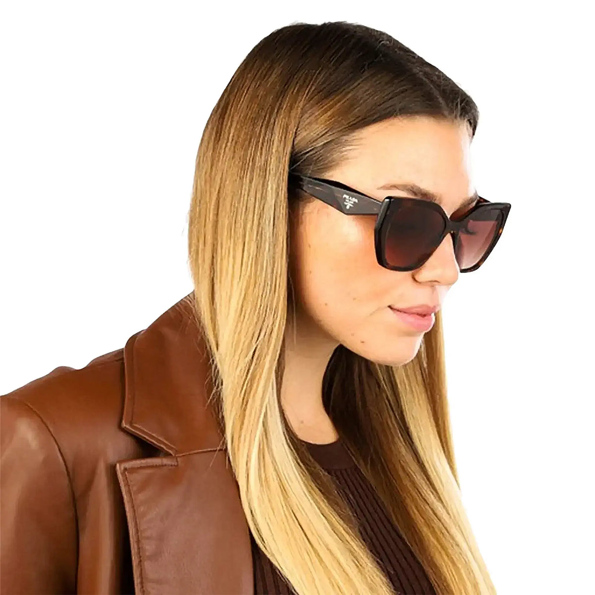 Prada PR 19ZS 2AU6S1 Tortoise Sunglasses