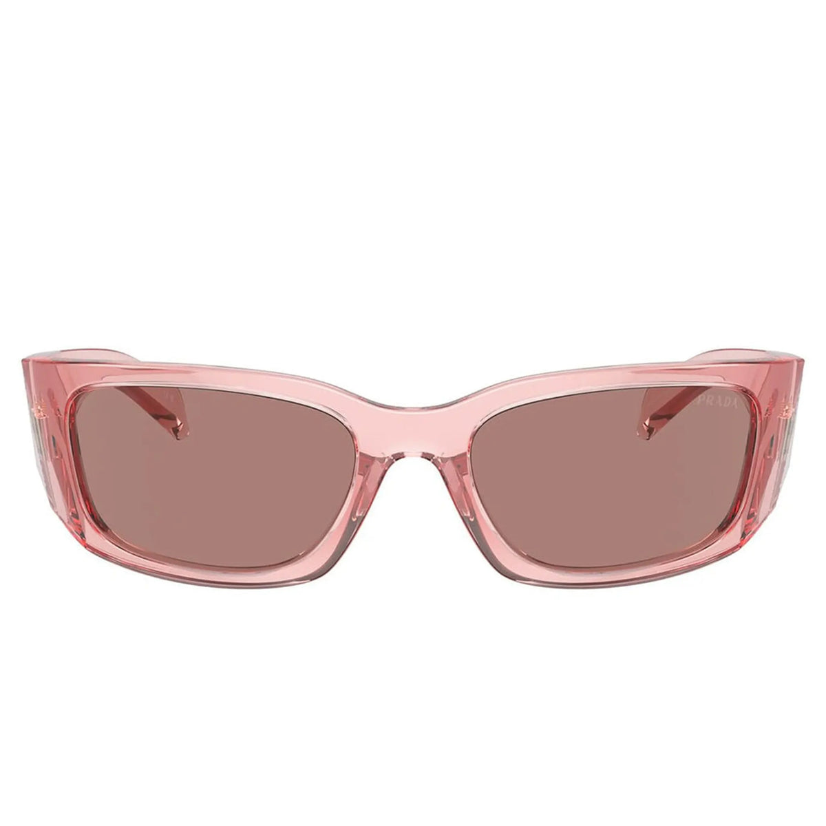 Prada PR A14S 19Q10D Transparent Peach Sunglasses