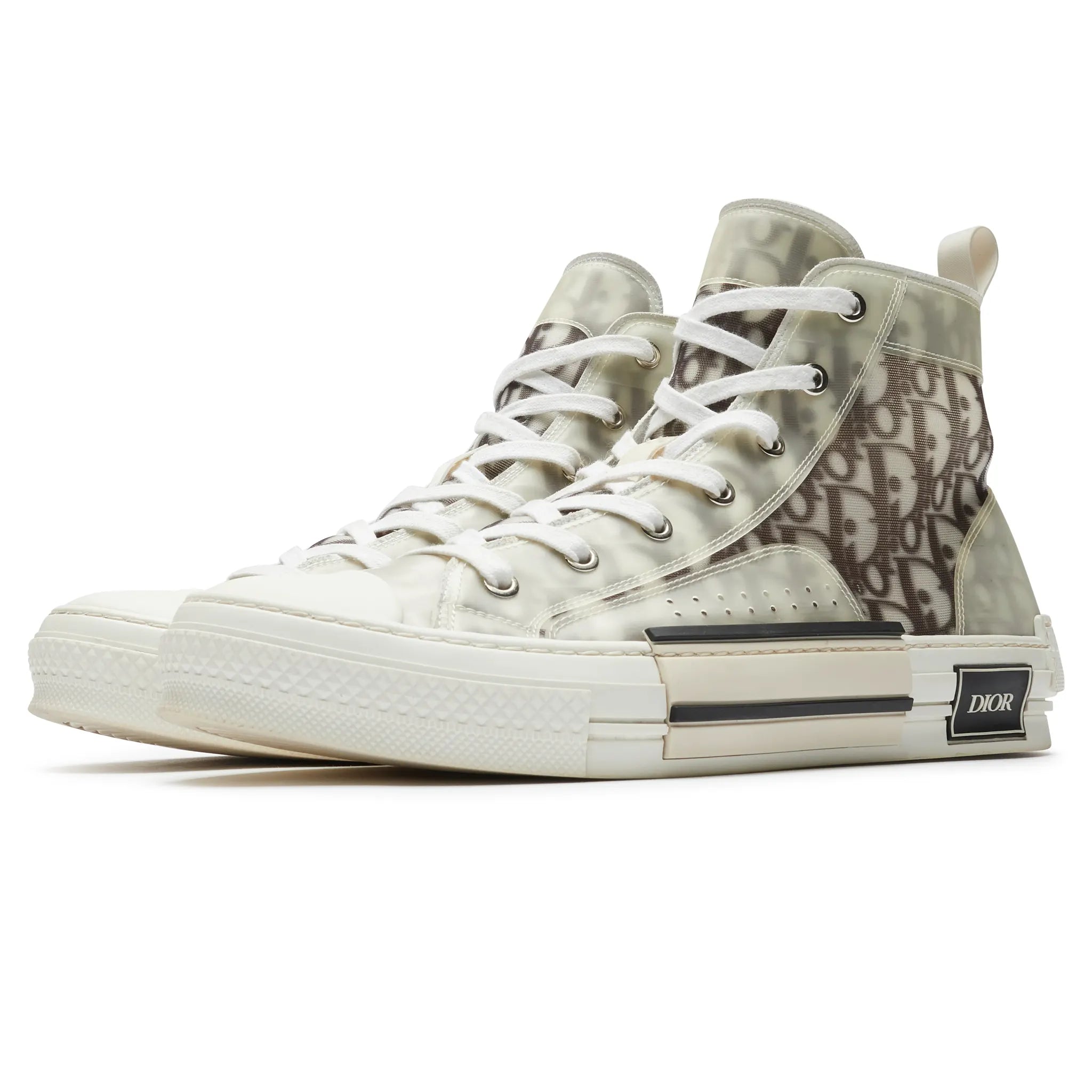Preloved – Dior B23 Dior Oblique High White Black Sneaker Secondary image