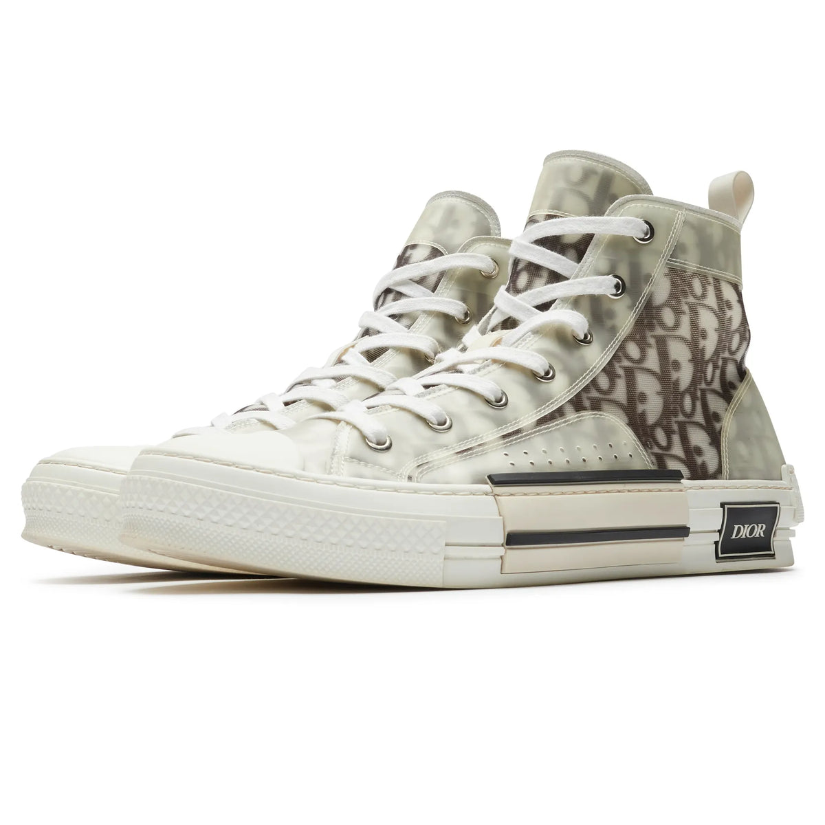 Preloved – Dior B23 Dior Oblique High White Black Sneaker