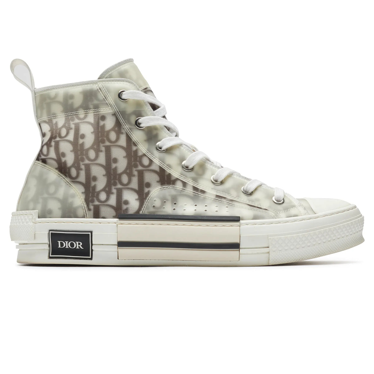 Preloved – Dior B23 Dior Oblique High White Black Sneaker