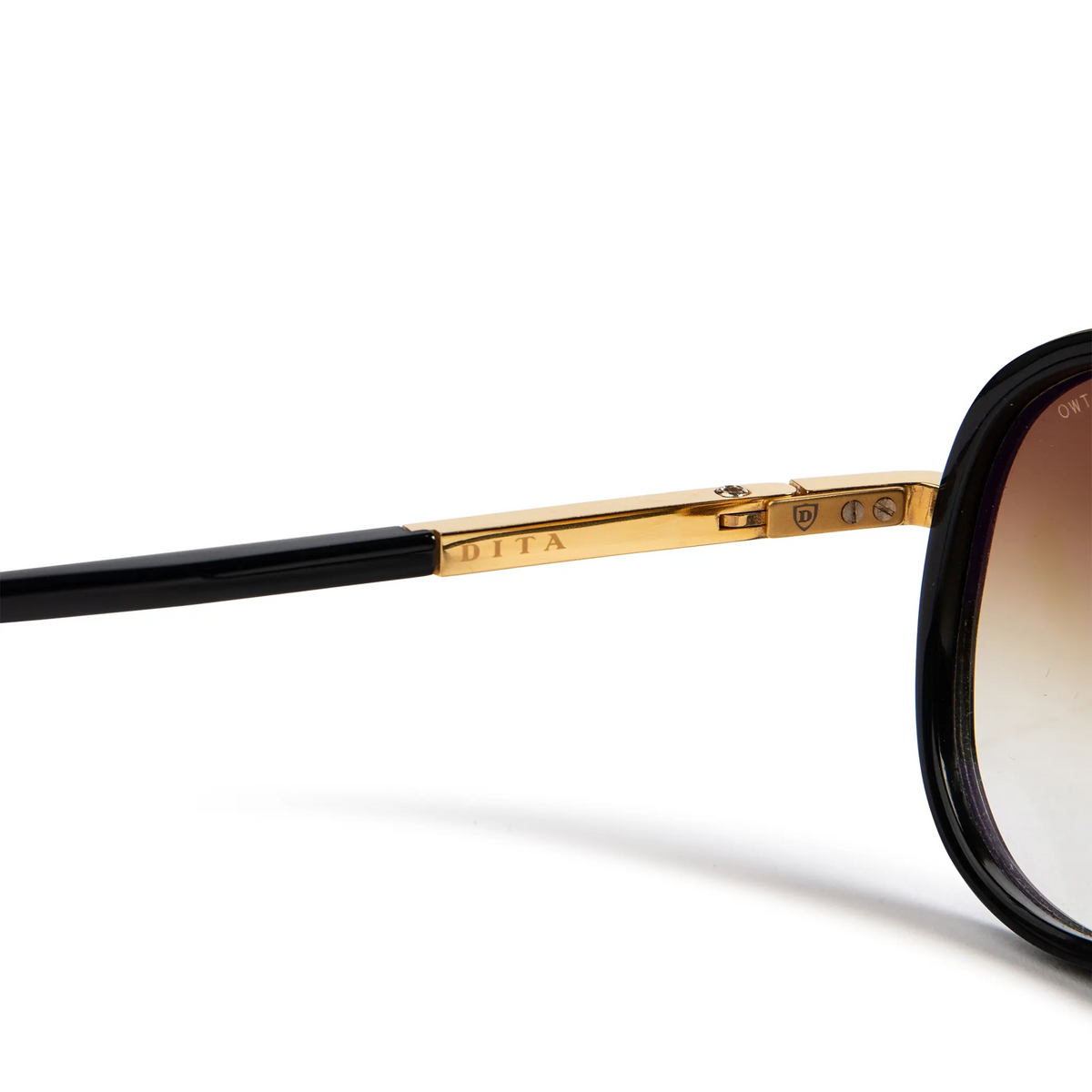 Preloved – Dita Eyewear Mach Two Black Gold Sunglasses