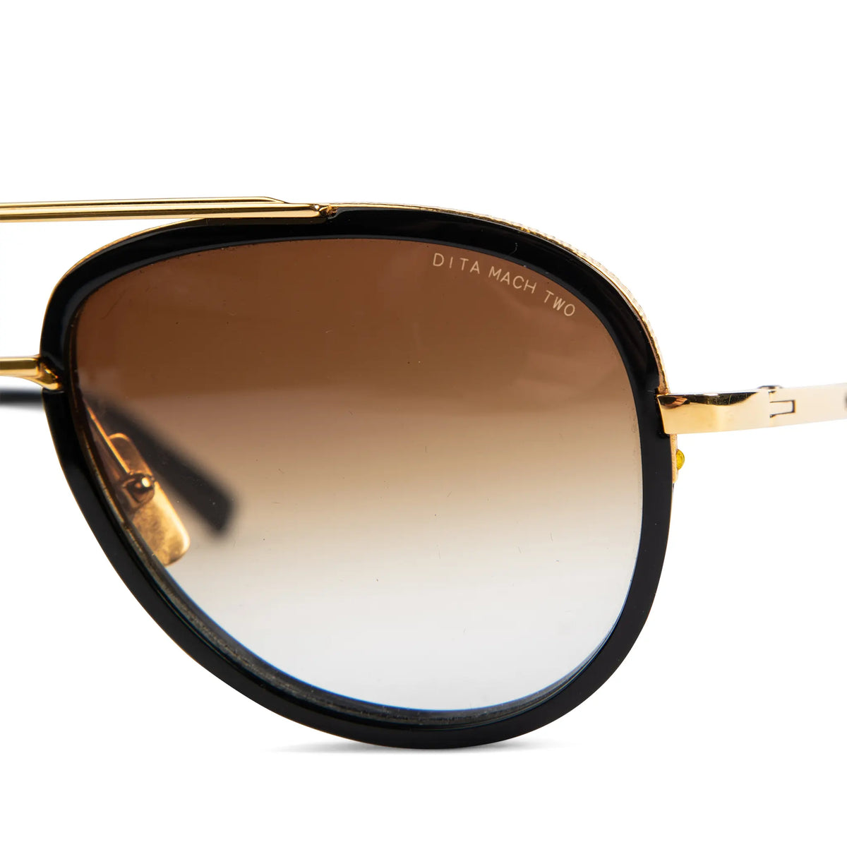 Preloved – Dita Eyewear Mach Two Black Gold Sunglasses