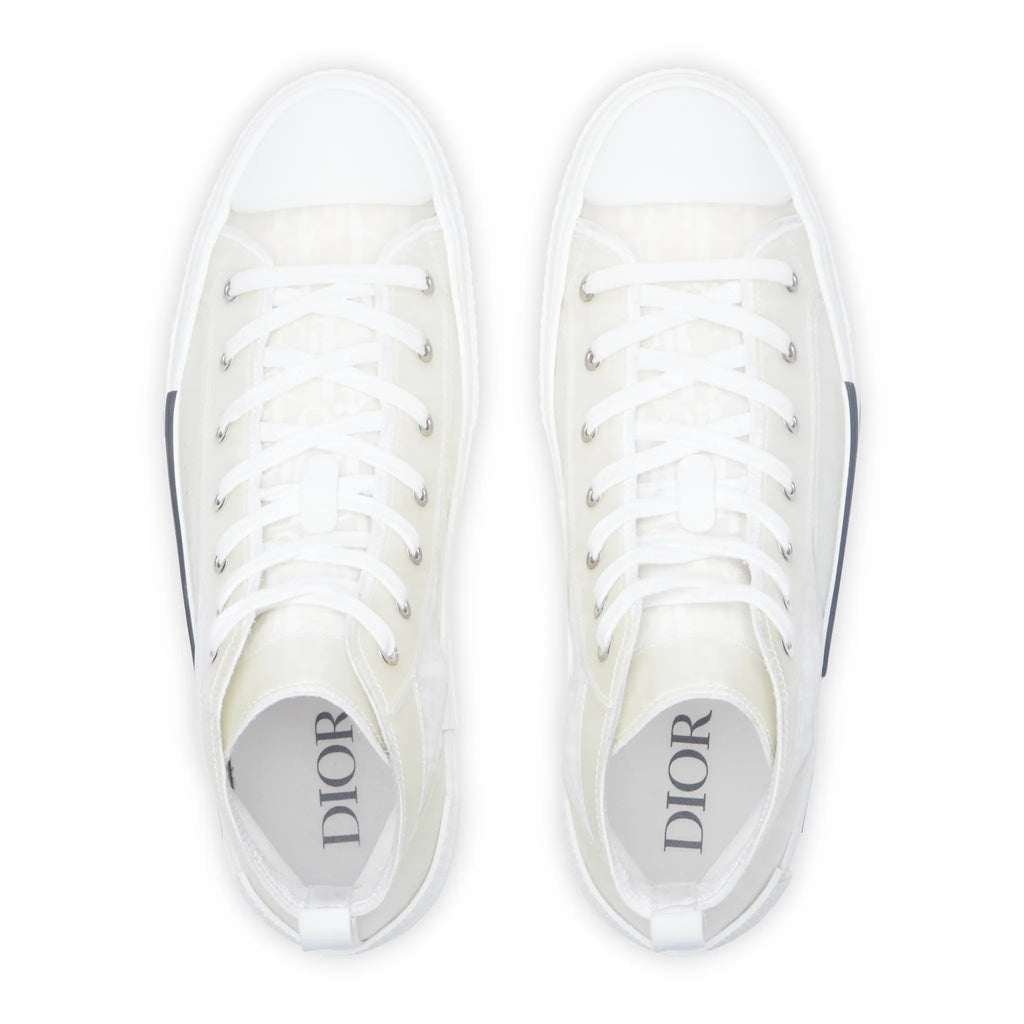Preloved – Dior B23 Dior Oblique Canvas High White Sneaker