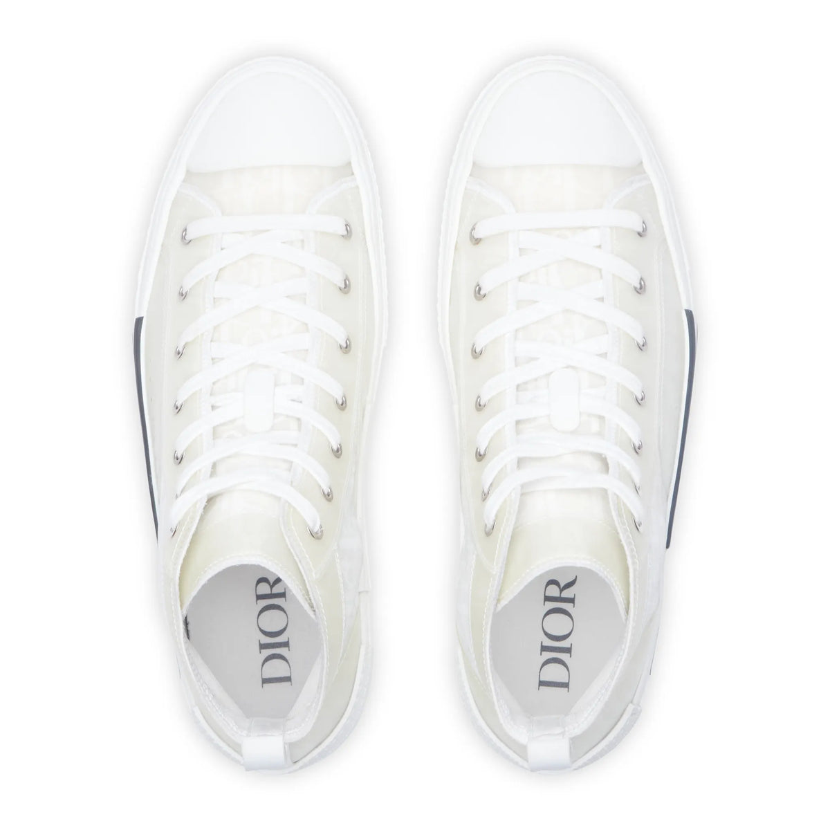 Preloved – Dior B23 Dior Oblique Canvas High White Sneaker