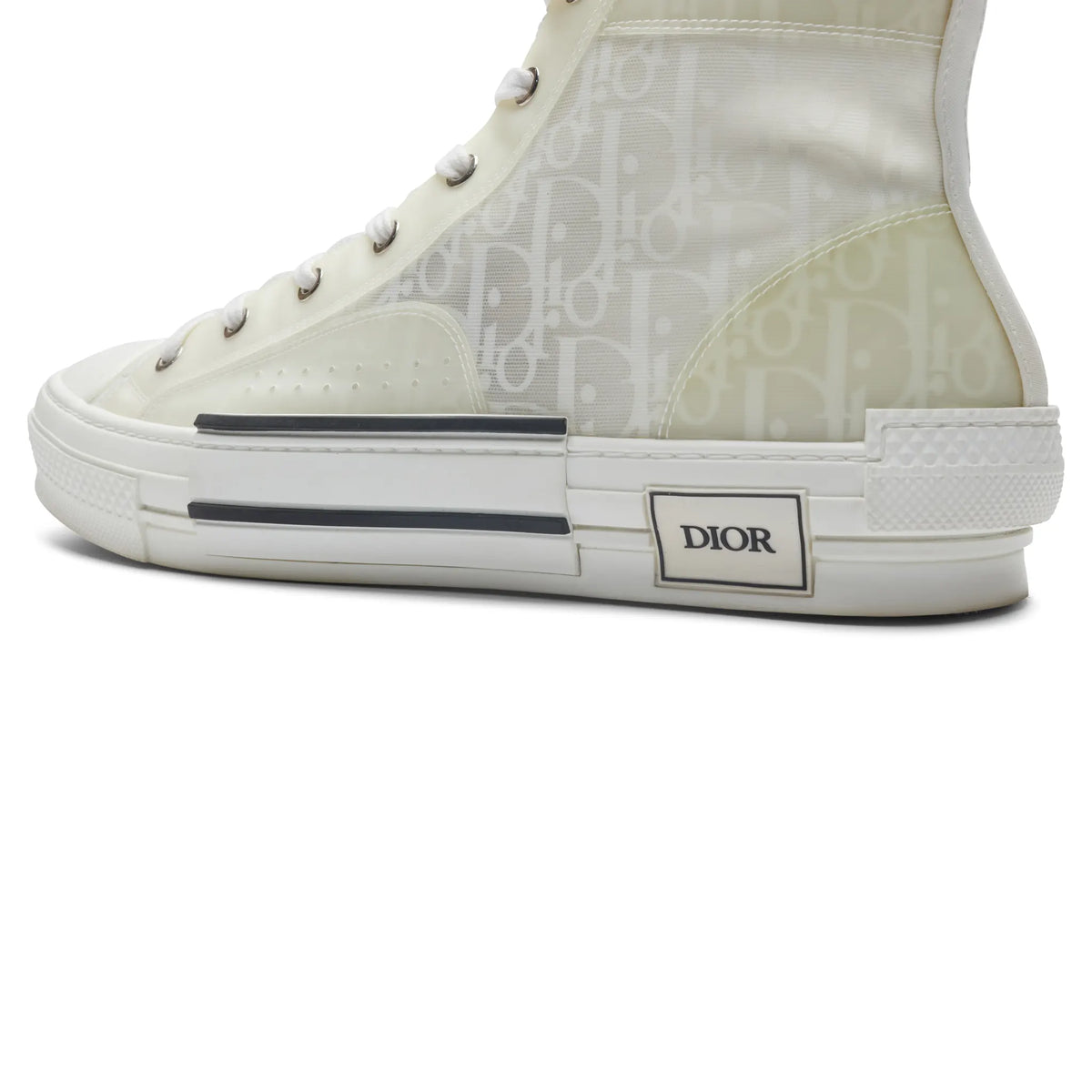 Preloved – Dior B23 Dior Oblique Canvas High White Sneaker