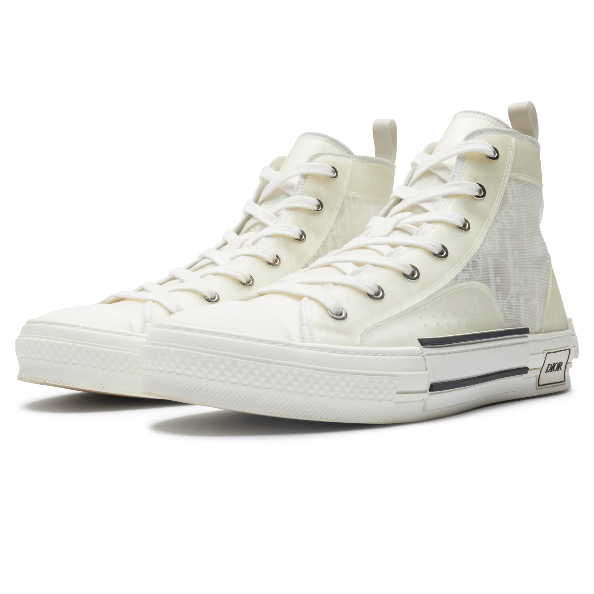 Preloved – Dior B23 Dior Oblique Canvas High White Sneaker Secondary image